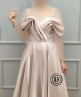 پیراهن-بلند-ساتن-براق-نیلوفر-7030